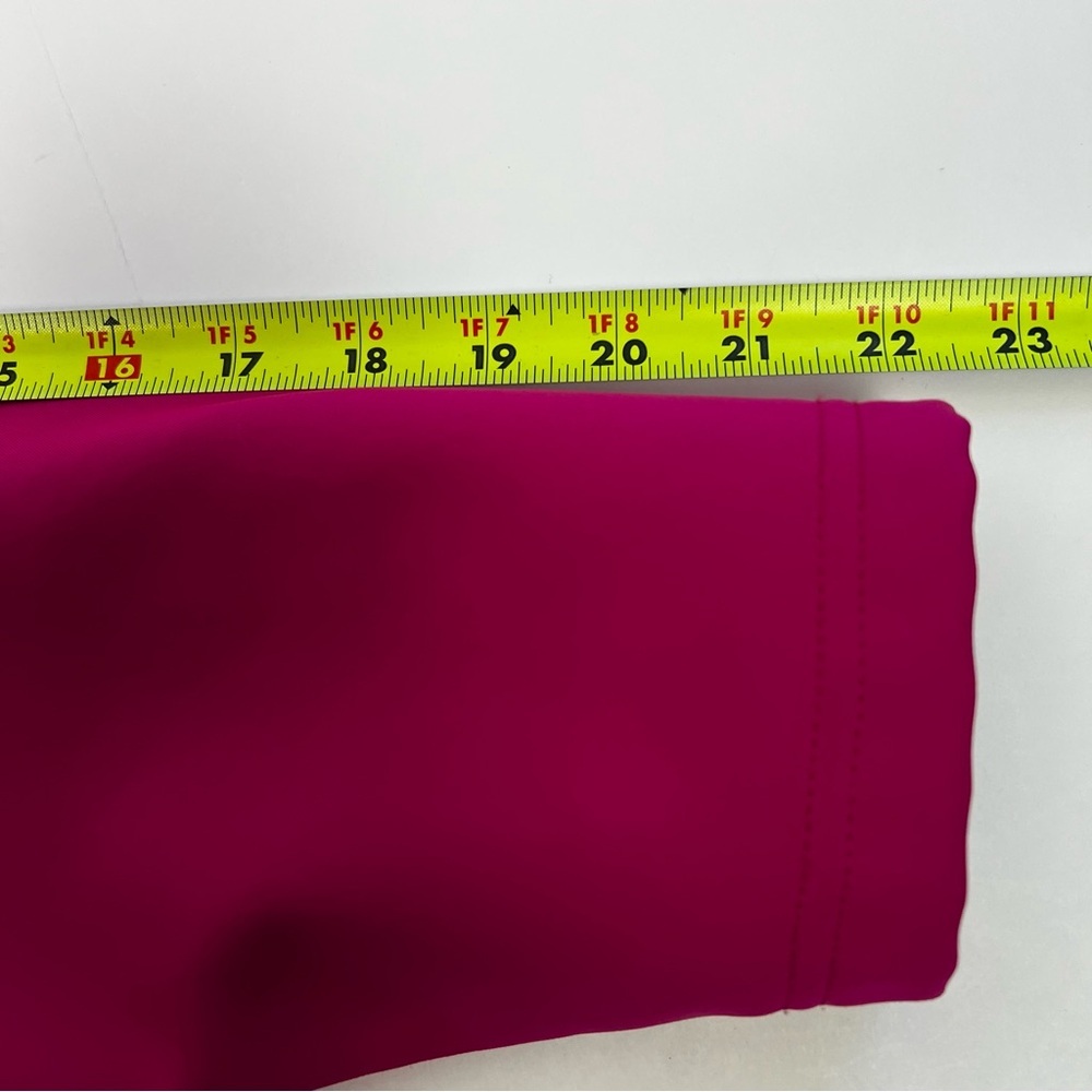 Columbia Women’s Front Zip Lined Jacket Sz Large Hot Pink Color Flaw/Pilling - Picture 10 of 14